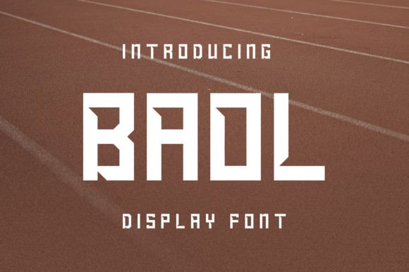 Baol: A Bold Display Font for Modern Editorial Design
