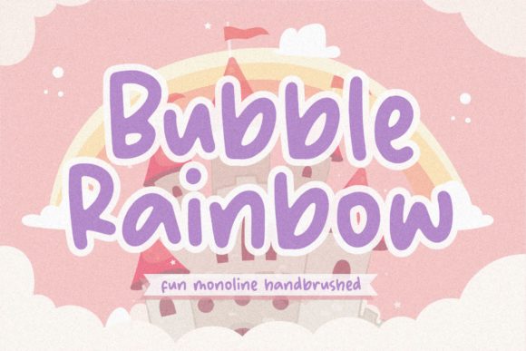 Bubble Rainbow: The Whimsical Typeface for Vibrant Campaigns