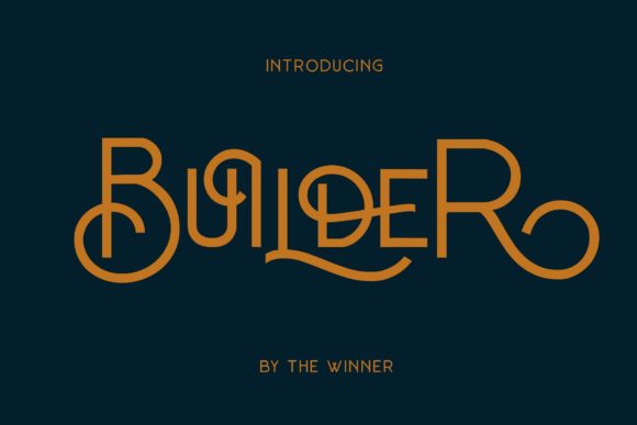 Builder: A Premium Display Typeface for Modern Editorial Design