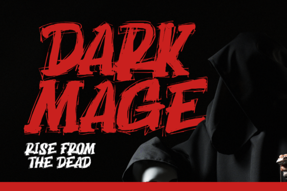 Dark Mage: The Spooky Display Font for Handmade Creators