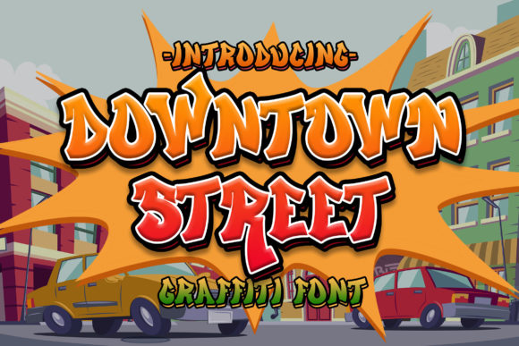 Downtown Street: A Bold Display Typeface for Modern Branding