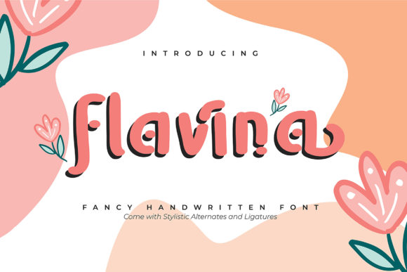 Flavina: A Retro Display Typeface That Elevates Digital Brand Experiences