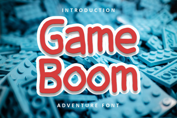 Game Boom: A Whimsical Display Font for Playful Branding