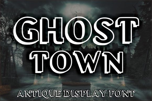 Ghost Town: A Characterful Display Font for Editorial Design