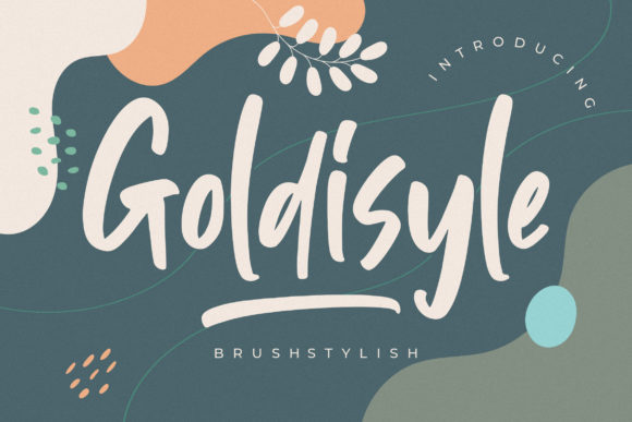 Goldisyle: The Brushed Display Font for Handmade Brands