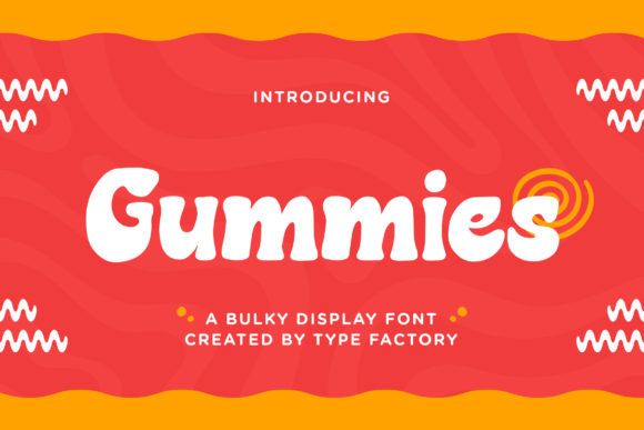 Gummies: A Playful Display Typeface for Editorial Design