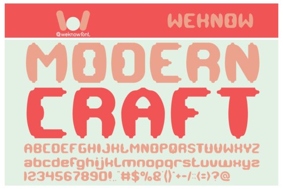 Modern Craft: The Bold Display Typeface That Elevates Small Business Branding