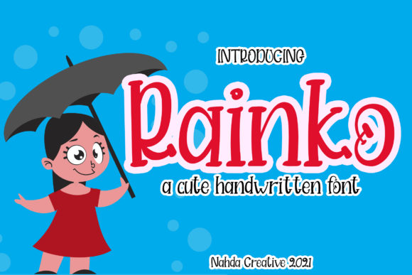 Rainko: The Sweet Display Font for Quirky Brand Identities