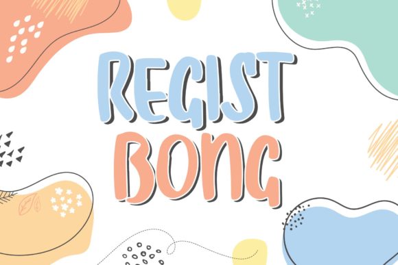 Regist Bong: The Brushed Display Typeface for Modern Editorial Design