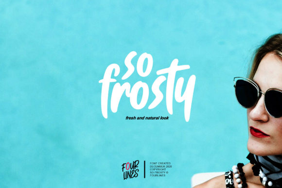 So Frosty: A Fresh Display Font for Authentic Brand Identities