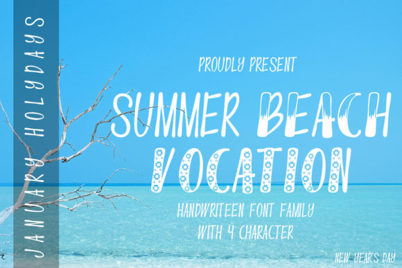 Summer Beach Vocation: The Perfect Display Font for Seasonal Campaigns