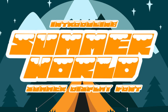 Summer World: A Display Typeface for Editorial Impact