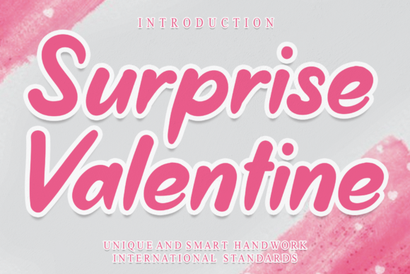 Surprise Valentine: A Playful Display Font for Bold Branding
