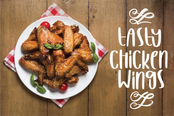 Tasty Chicken Wings: A Playful Display Font for Modern Editorial Design