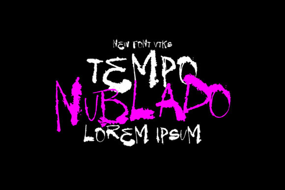 Tempo Nublado: A Bold Display Font for Authentic Branding