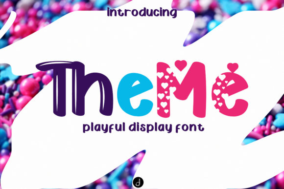 The Me: A Playful Display Typeface for Creative Branding Projects