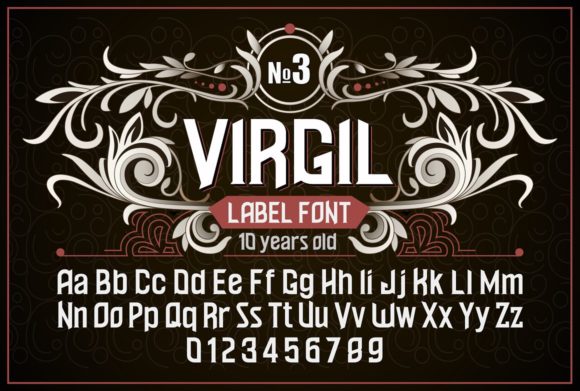 Virgil: The Vintage Display Font for Editorial Design