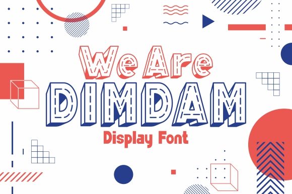 We Are Dimdam: The 3D Display Typeface for Scroll-Stopping Campaigns
